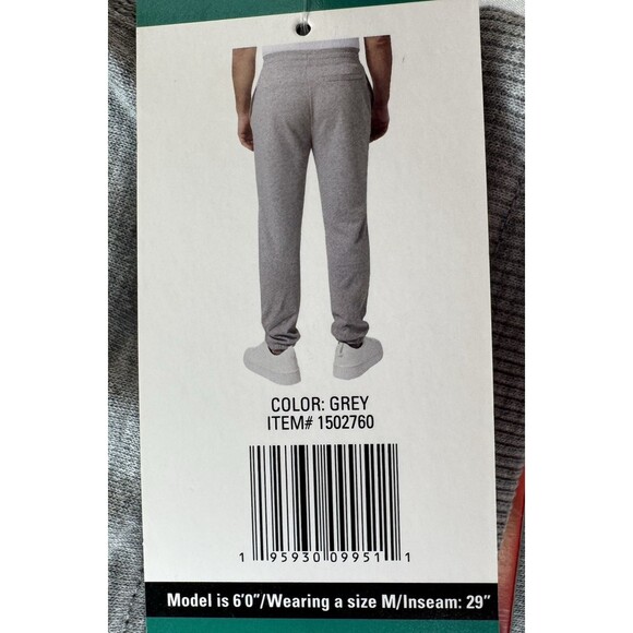 32 Degrees Heat Mens Size X-Large Grey Jogger Sweat Track Pant Gray Athletic New - Picture 12 of 13